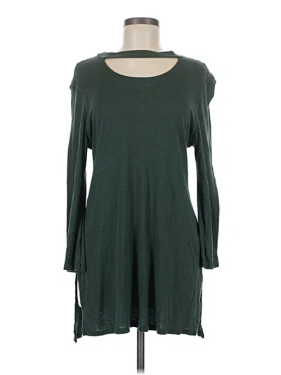 Pre-owned Michael Stars Casual Dress In Green