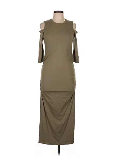 Pre-owned Michael Stars Casual Dress In Green