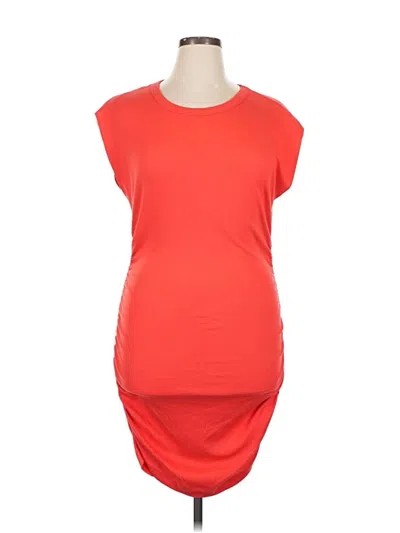 Pre-owned Michael Stars Casual Dress In Orange