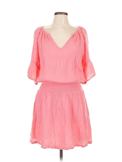 Pre-owned Michael Stars Casual Dress In Pink