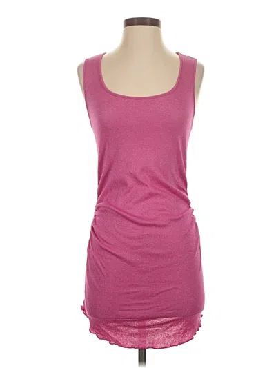 Pre-owned Michael Stars Casual Dress In Pink