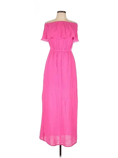Pre-owned Michael Stars Casual Dress In Pink