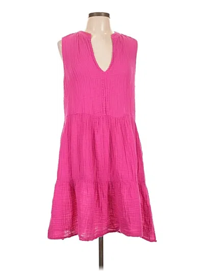 Pre-owned Michael Stars Casual Dress In Pink