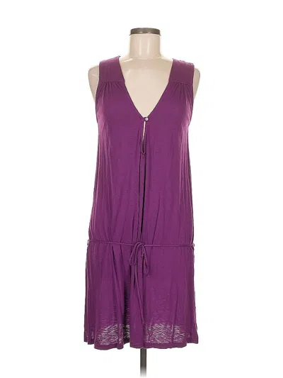 Pre-owned Michael Stars Casual Dress In Purple