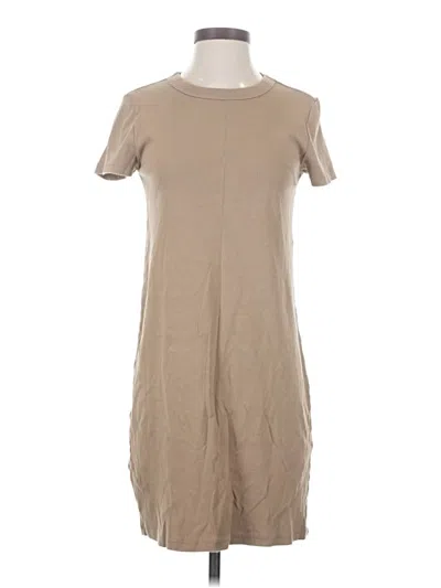 Pre-owned Michael Stars Casual Dress In Tan