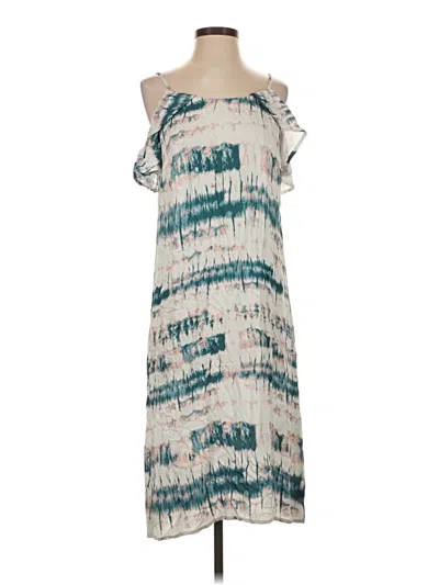 Pre-owned Michael Stars Casual Dress In Teal