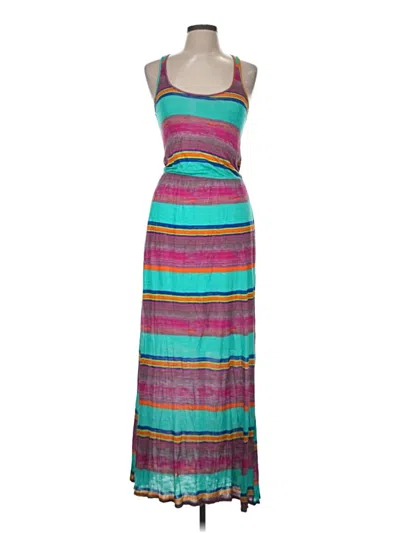 Pre-owned Michael Stars Casual Dress In Teal