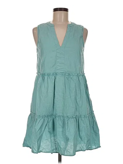 Pre-owned Michael Stars Casual Dress In Teal