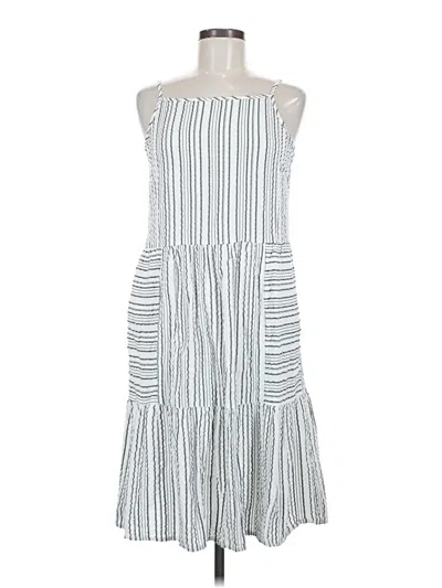 Pre-owned Michael Stars Casual Dress In White