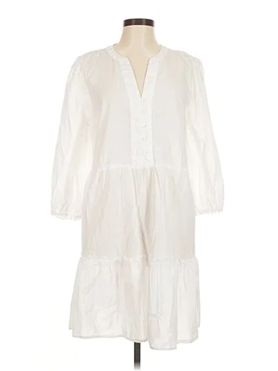 Pre-owned Michael Stars Casual Dress In White