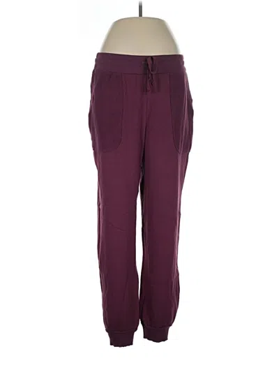 Pre-owned Michael Stars Casual Pants In Burgundy