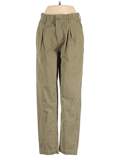 Pre-owned Michael Stars Casual Pants In Green
