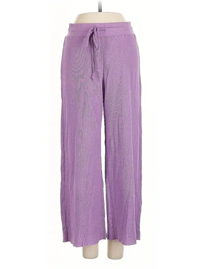 Pre-owned Michael Stars Casual Pants In Purple