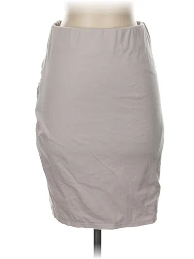 Pre-owned Michael Stars Casual Skirt In Gray