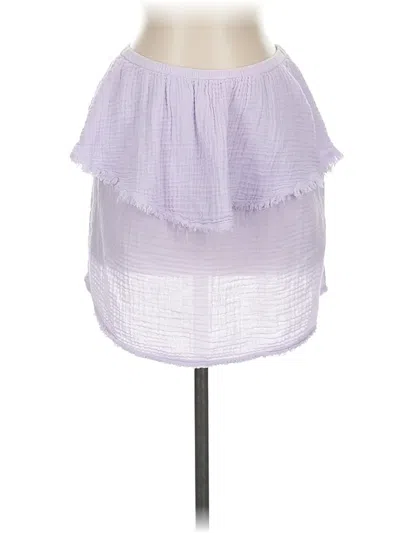 Pre-owned Michael Stars Casual Skirt In Purple