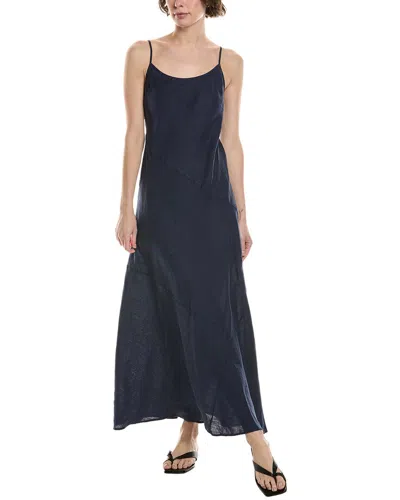 Michael Stars Cecily Patchwork Linen Midi Dress In Multi