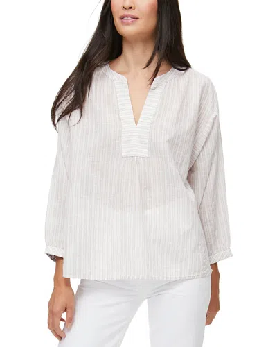 Michael Stars Charlie Relaxed Shirt In White