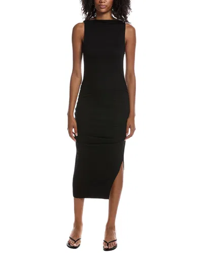 Michael Stars Charlotte Midi Dress In Black