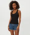 Michael Stars Cher Scoop Neck Tank