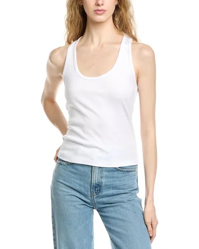 Michael Stars Cher Scoop Neck Tank In White
