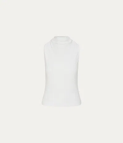 Michael Stars Chiara Drape Neck Tank In Gray