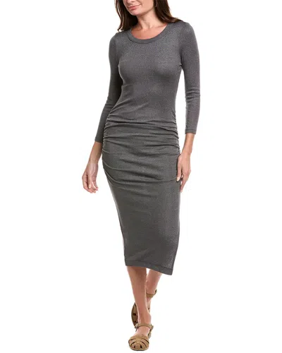 Michael Stars Christina Midi Dress In Gray