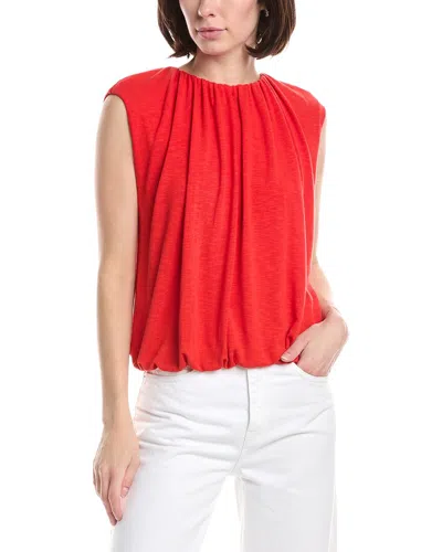 Michael Stars Cindy Bubble Top In Blue