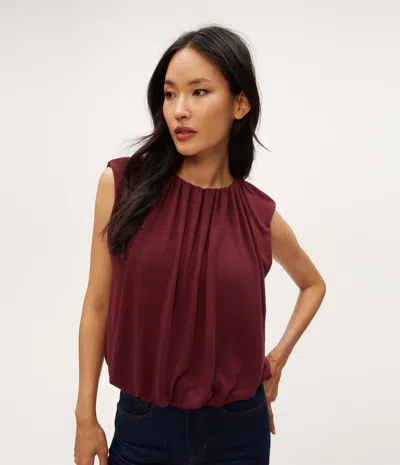 Michael Stars Cindy Bubble Top In White