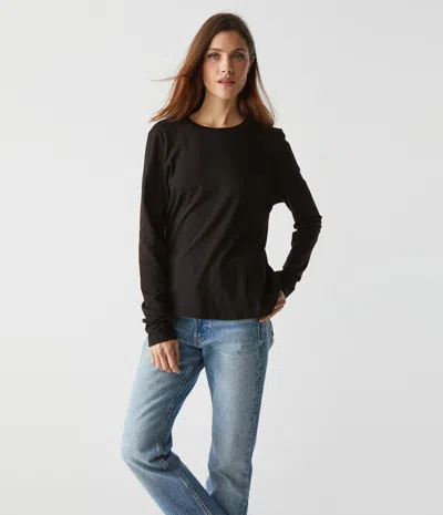 Michael Stars Clarissa Long Sleeve Tee In Crescent