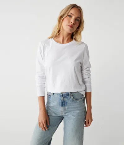 Michael Stars Clarissa Long Sleeve Tee In White