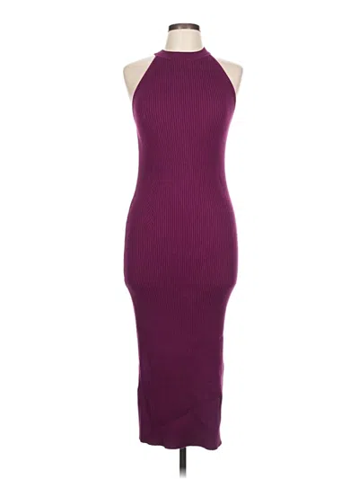 Pre-owned Michael Stars Cocktail Dress In Burgundy