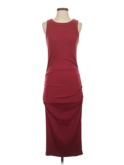 Pre-owned Michael Stars Cocktail Dress In Burgundy
