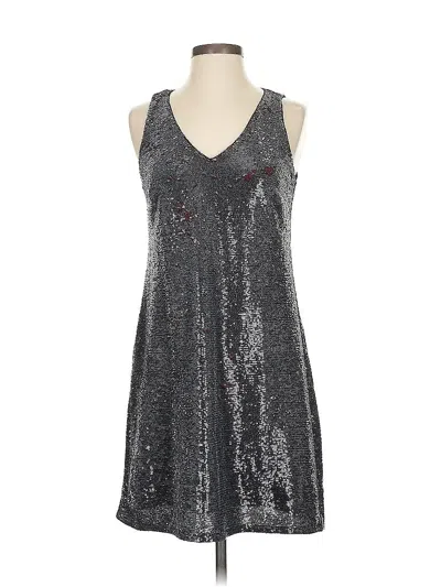 Pre-owned Michael Stars Cocktail Dress In Silver