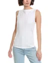Michael Stars Coco Ruched Top In White