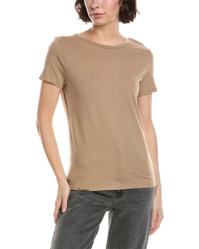 Michael Stars Colleen Classic Crew T-shirt In Brown