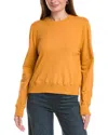 Michael Stars Comet Crewneck Pullover In Gold