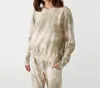 Michael Stars Comet Double Dye Pullover In Multi