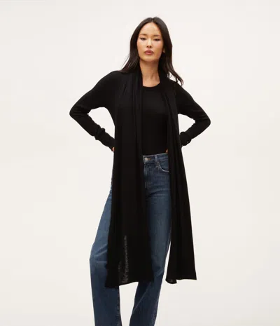 Michael Stars Connie Wrap Scarf In Black