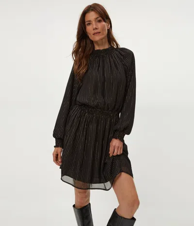 Michael Stars Constance Mini Dress In Black