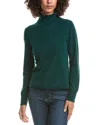 Michael Stars Cory Turtleneck Wool & Cashmere-blend Sweater In Green