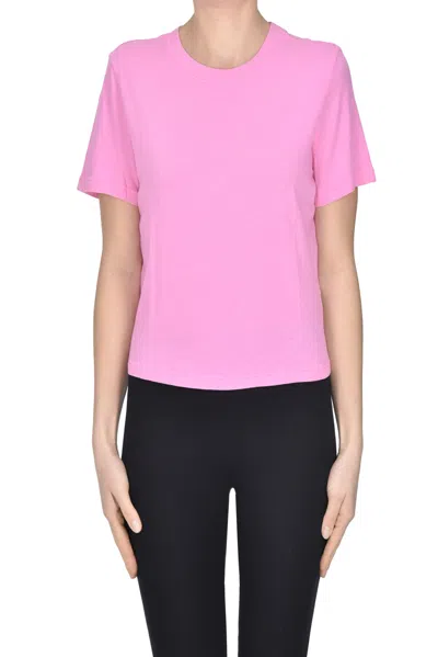 Michael Stars Cotton T-shirt In Pink