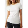Michael Stars Lexy Tee In Chalk