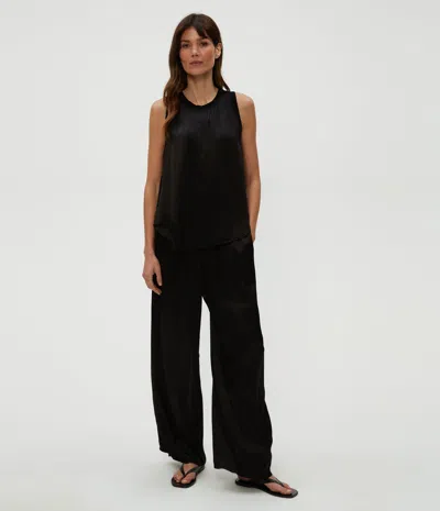Michael Stars Cyrus Satin Pant In Fountain