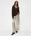 Michael Stars Cyrus Satin Pant In Nocturnal