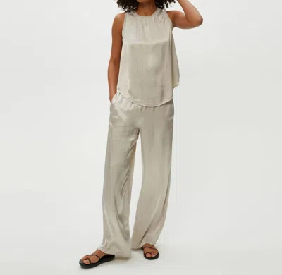 Michael Stars Cyrus Wide Leg Pant In Cement In Multi