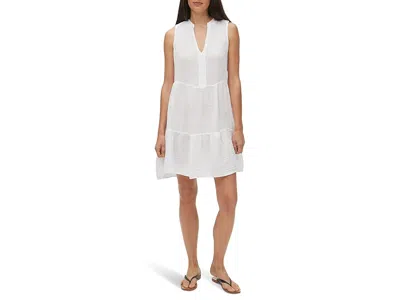 Michael Stars Daisy Babydoll Dress In White