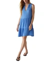 Michael Stars Daisy Cotton Babydoll Dress In Blue