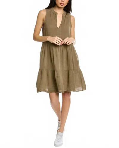 Michael Stars Daisy Dress In Olive In Green