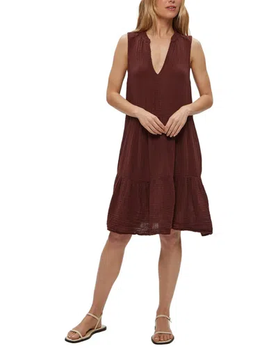 Michael Stars Daisy Fitted Dress In Brown