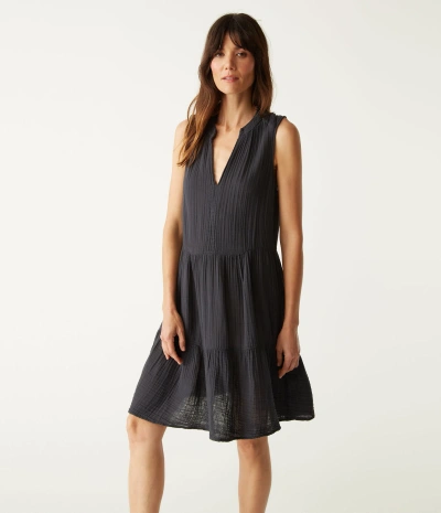 Michael Stars Daisy Gauze Dress In Oxide